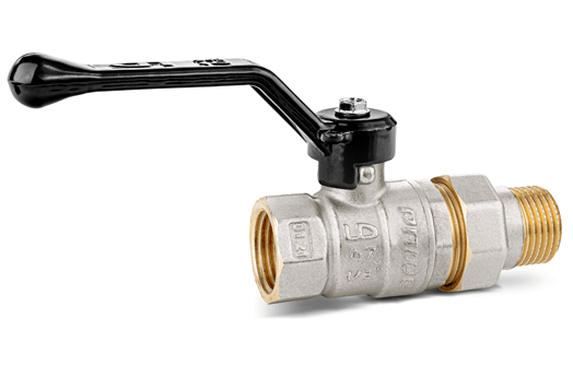 Кран шар с американкой 1/2 " LD рычаг  (уп. 10 шт)