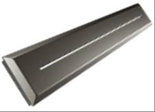 Панель из нержавеющей стали 400/90 с одним щелевым отверстием, цвет серебро, FLIBEN