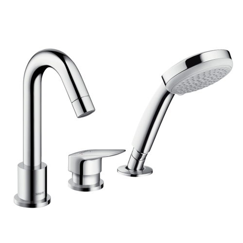 HANSGROHE Logis смеситель для ванны на 3 отверстия
