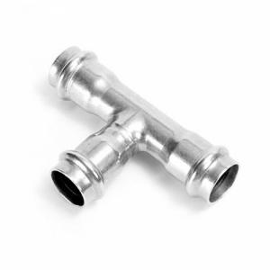 Трехраструбный пресс-тройник из нержавеющей стали 22*22*22mm ZEISSLER