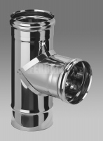 Тройник дымохода 90° D115 0.8