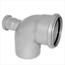 Отвод 110 50*87 c универсальным патрубком (выход 50 назад) канал. вн. PPRC