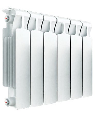 Биметаллический радиатор RIFAR Monolit Ventil 500 6 секц (1176 Вт), нижнее подключение