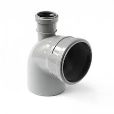 Отвод 110 50*87 c фронтальным патрубком (выход 50 вверх) канал. вн. PPRC