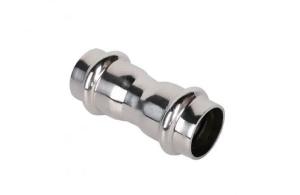 Двухраструбная пресс-муфта из нержавеющей стали 15*15mm ZEISSLER