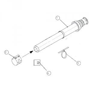 Базовый комплект для вертикального прохода через крышу 80/125мм, алюминий (черный)