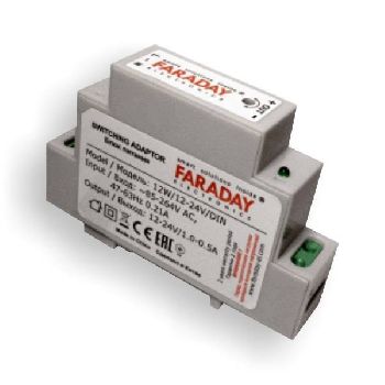 БЛОК ПИТАНИЯ FARADAY 12W/12-24V/DIN