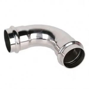 Двухраструбный пресс-угольник из нержавеющей стали 90° 28*28mm ZEISSLER