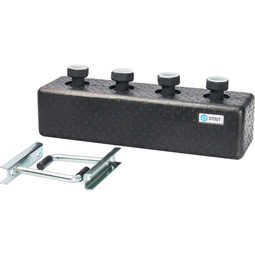 Стальной распределительный коллектор 2 отопительных контура в теплоизоляции DN 25 STOUT