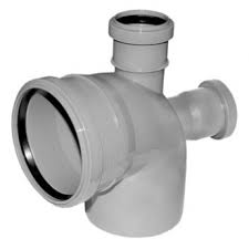 Отвод 110 50*87 (с 2-мя патруб.на 50) вверх/назад канал. вн. PPRC