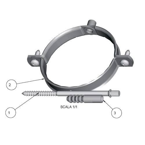Хомуты крепежные 100мм (5шт.)