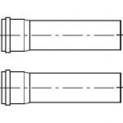 Труба  диам. 60 мм, 2шт. по 1,95 м