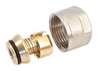 Фитинг компрессионный 20х2,0х3/4" евроконус STOUT (для сшитого полиэтилена на теплый пол)