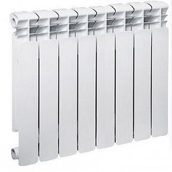 Радиатор алюминиевый ROMMER Profi 500/980/100 8 секц (1328 Вт)