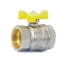Кран шар 3/4 в-в LD газовый баб (уп. 22 шт)