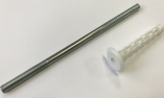 Шпилька забивная М8*240 с дюбелем, 100 шт в коробке