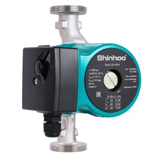 Циркуляцилнный насос нерж. BASIC 25-4S N 180 1x230V