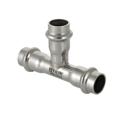 Трехраструбный пресс-тройник 35 x 28 x 35 мм