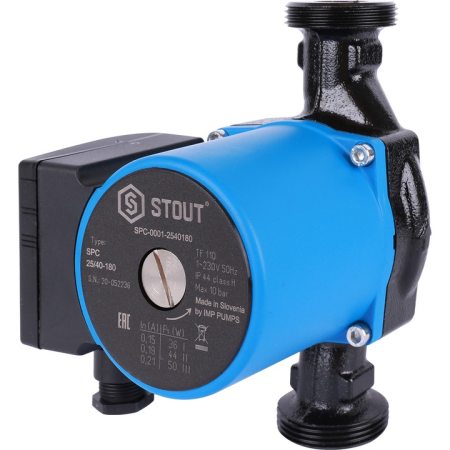 Насос циркуляционный STOUT 25/40-130 мм