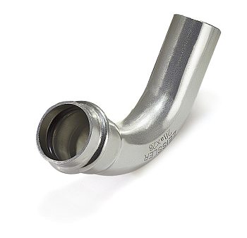 Однораструбный пресс-угольник из нержавеющей стали 90° 22*22mm ZEISSLER