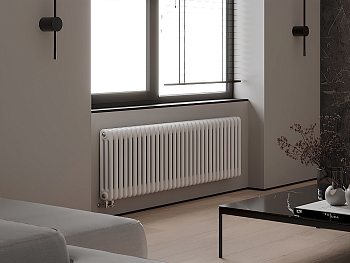 Радиатор трубчатый RIFAR TUBOG 2057/21 нижнее подключение DV1 (белый RAL 9016)