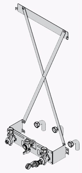 Монтажное приспособление для одноконтурного котла