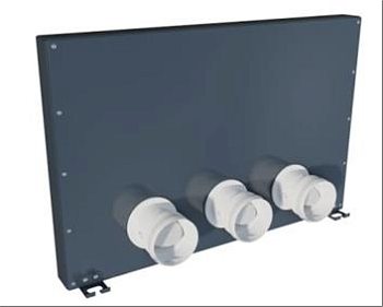 Внутрипольный адаптер на три входа DN 75, FLIBEN