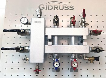 Гидравлический разделитель-коллектор Gidruss BM-100-3DU (СНЯТ)