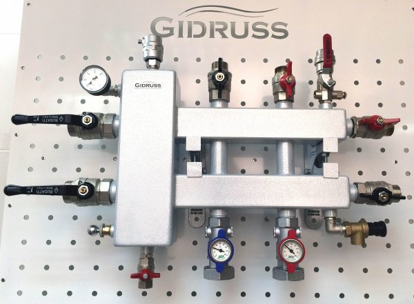 Гидравлический разделитель-коллектор BM-100-3DU