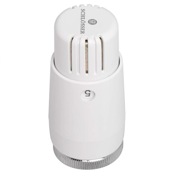 Термостатическая головка Schlosser белая