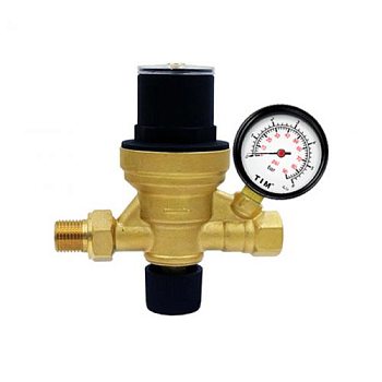 Клапан автоматической подпитки с манометром 1/2 TIM