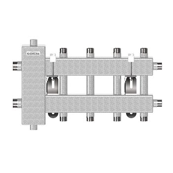 Балансировочный коллектор BME-5DU  (на 5 потребителей G 1˝ из них 2 вниз, 2 вверх и 1 в сторону)