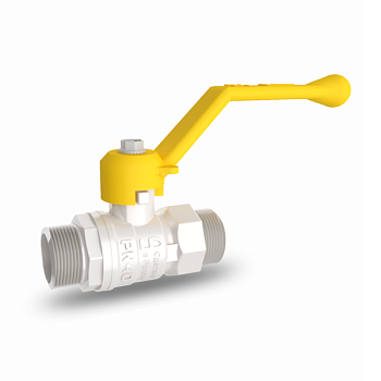 Кран шар 3/4 н-н LD газовый ручка (уп. 12 шт)