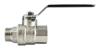 Кран шар 1/2" в-в STOUT рычаг (уп. 30 шт)