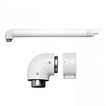 Коаксиальный проход через наружную стену диам. 60/100 мм. (антилёд) c коленом для Viessmann Vitopend