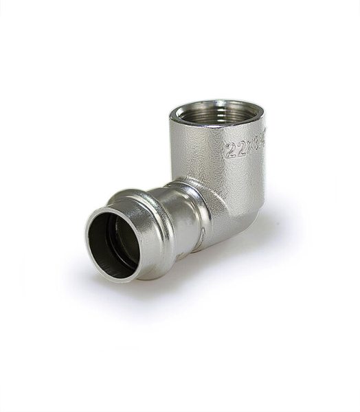 Пресс-угольник из нержавеющей стали 22*3/4 с внутренней резьбой ZEISSLER