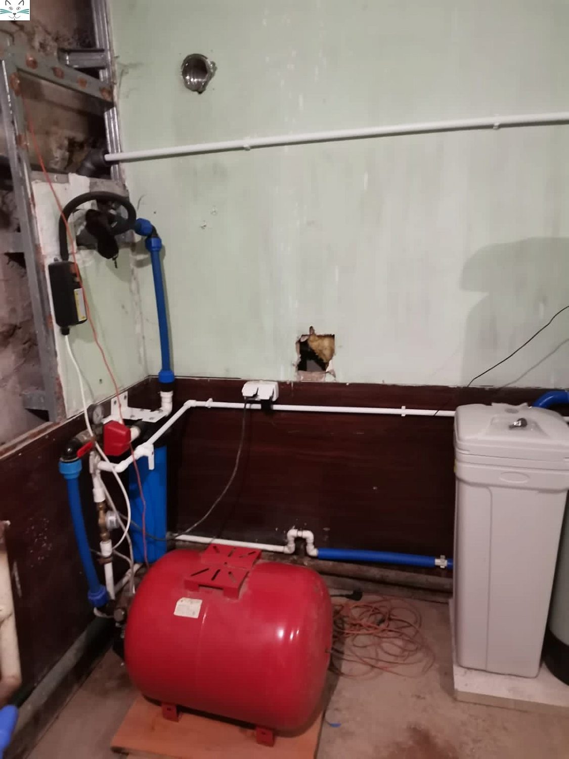 Частный дом, п. Першино. Монтаж системы водоподготовки