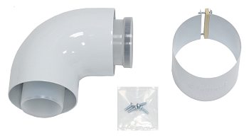 Отвод 90 град. ПП 60/100 мм для конденсационного котла Vaillant