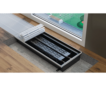 ВКЭ.90.300.3500.2ТЭН  Конвектор Vitron электрический с естественной конвекцией (глубина 90мм, ширина