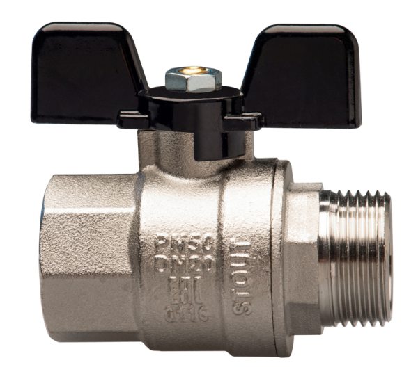 Кран шар 1/2" в-н STOUT баб.