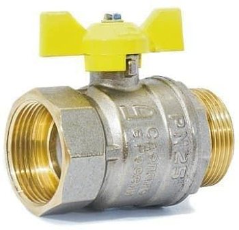 Кран шар 1/2 в-н LD газовый баб (уп. 30 шт)