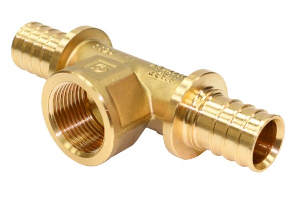 Тройник-переходник с вн.резьбой 20х3/4" Stout