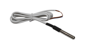 Датчик температуры уличный/теплоносителя DS18В20 проводной (в металлической гильзе, герметичный)