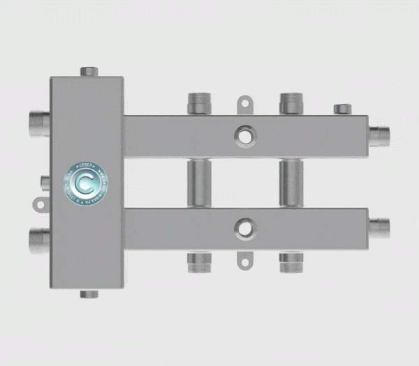 Гидравлический разделитель с коллектором "Север-М3" (Aisi) (нержавеющая сталь)