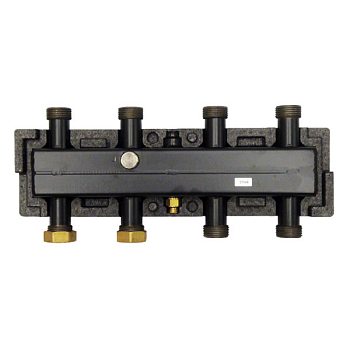 Распределительный коллектор KHW-7 на 4 контура (гидроразделитель встроен)