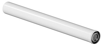 Удлинитель дымохода D100/60 мм, 1000 мм Krats, алюминий