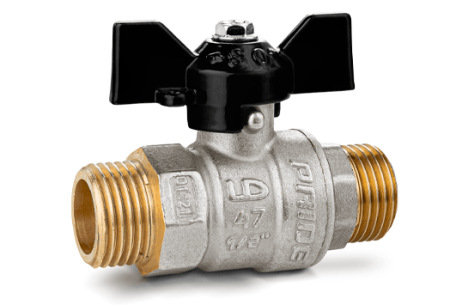 Кран шар 3/4" н-н LD баб (уп. 18 шт)