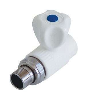 Кран шаровой 20-1/2 PPRC с н.г. прямой