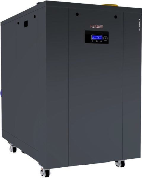 Напольный газовый конденсационный котел Hermes Alubox 1100 кВт