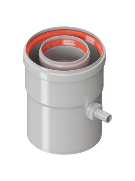 Конденсатоотводчик 60/100 коакс.(вертик)